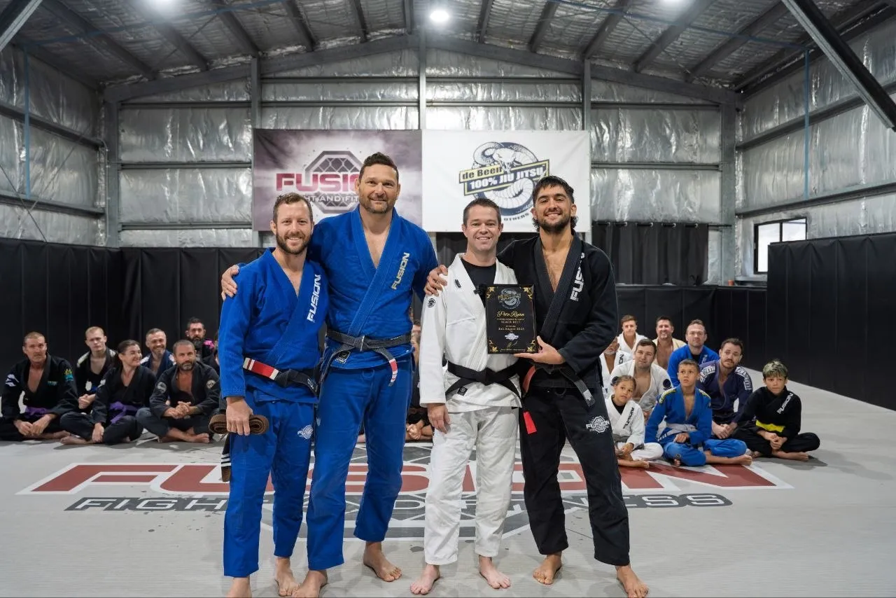 Adults bjj grading day at The M A Connection