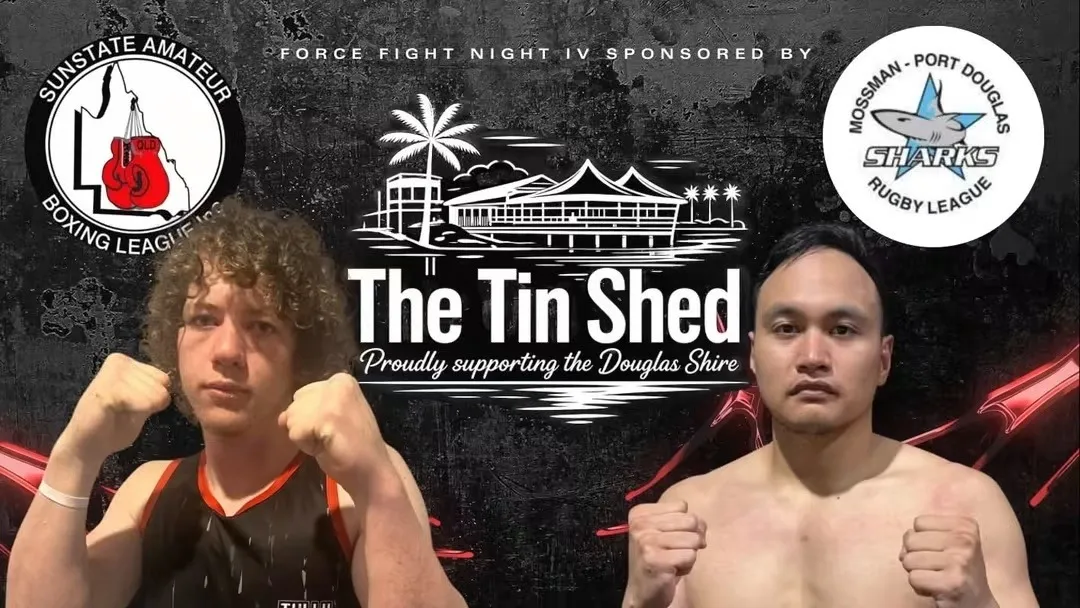 Force Fight Night IV poster: Damo Daniel of Tully Boxing and Jaylou Jack of The M A Connection
