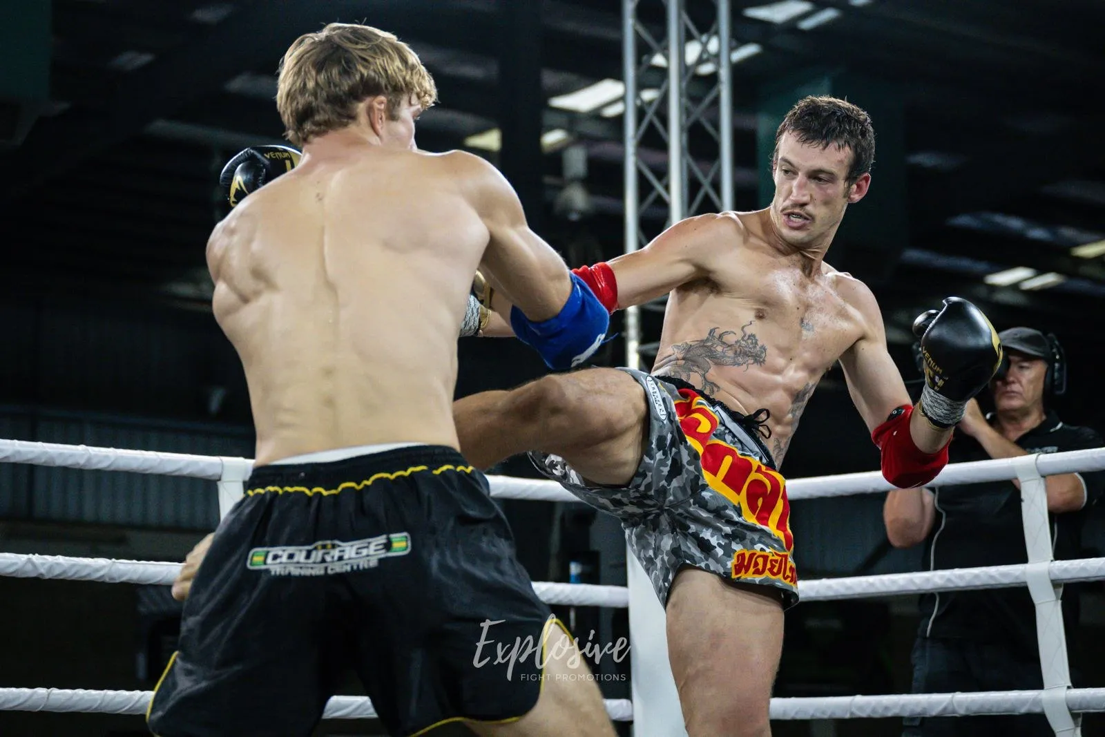James richardson muay thai kick at The M A Connection