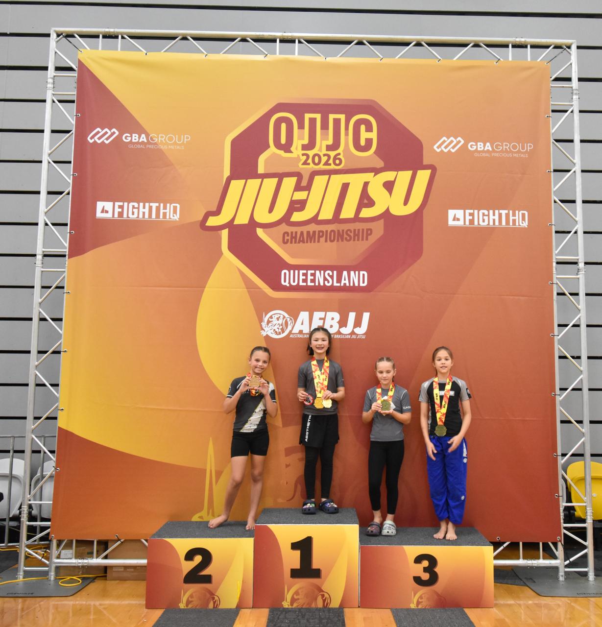 Podium ceremony - QJJJC 2026